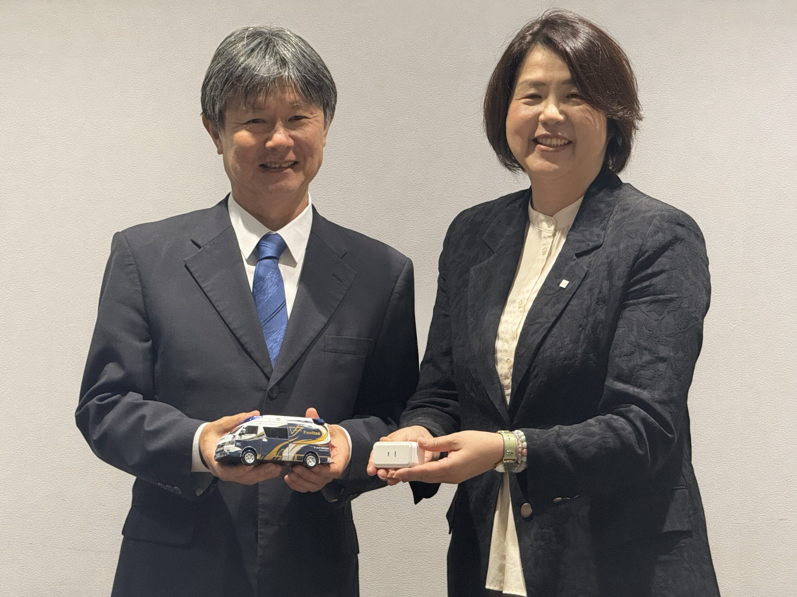 右フィルタス相川社長 左おきでんCplusC宮城社長